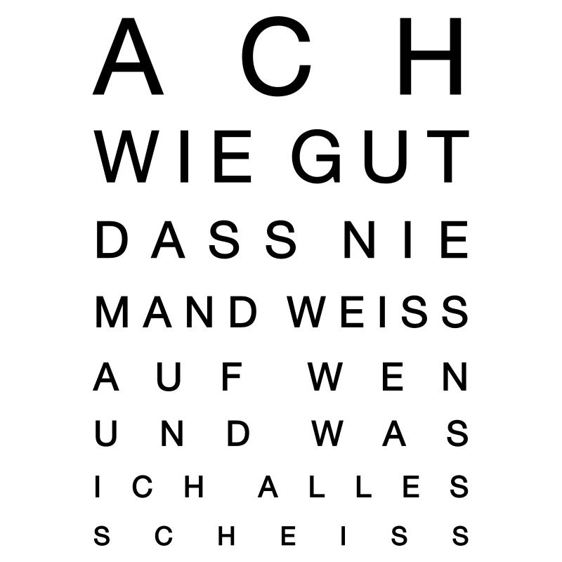 Vision Test - ô combien bon ...