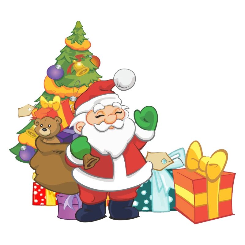 Weihnachtsmann mit Geschenke