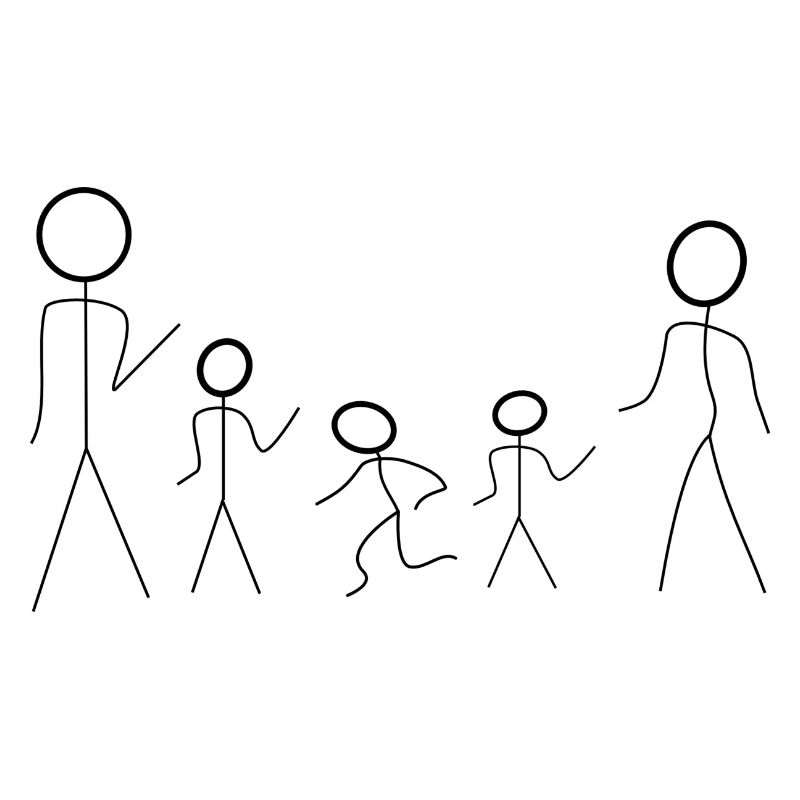 Strichmaennchen Familie