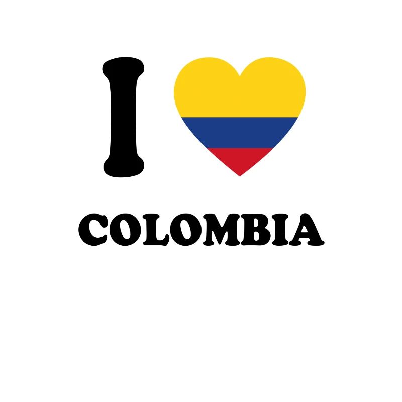 j'aime pays d'origine, présente COLOMBIA