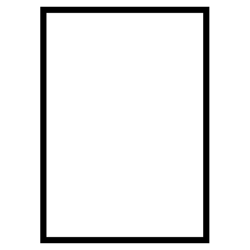 Mathématiques - icône rectangle