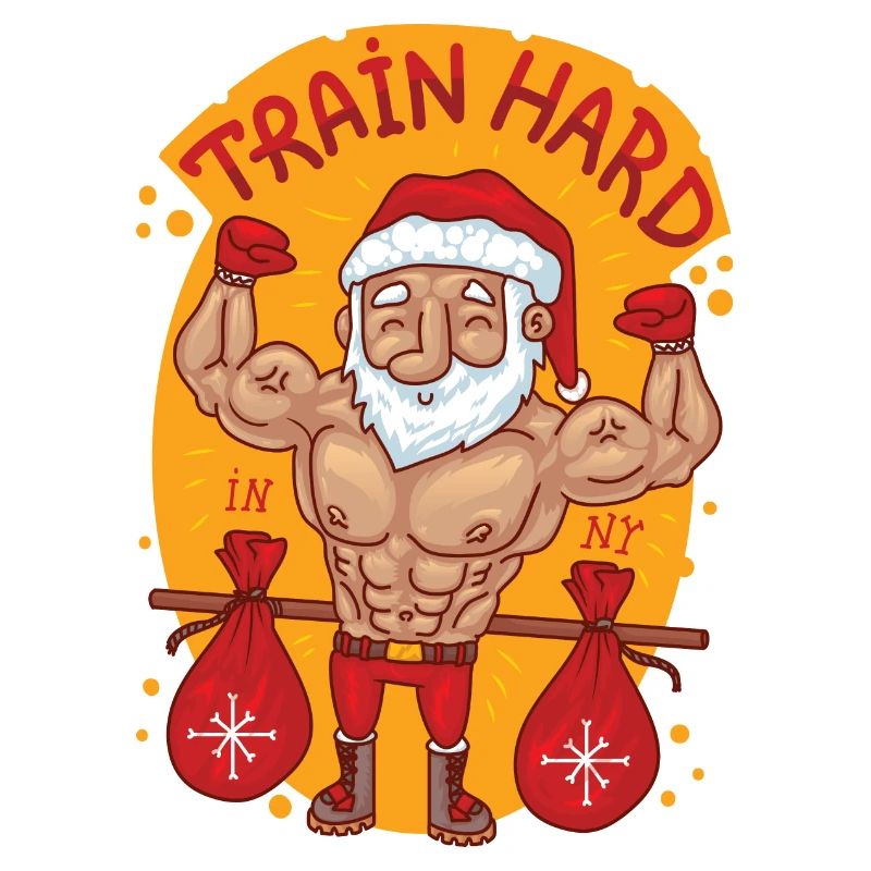 Père Noël de remise en forme