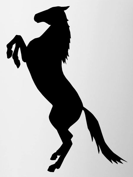 rearing horse