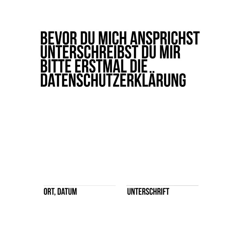 Datenschutz Fun Shirt