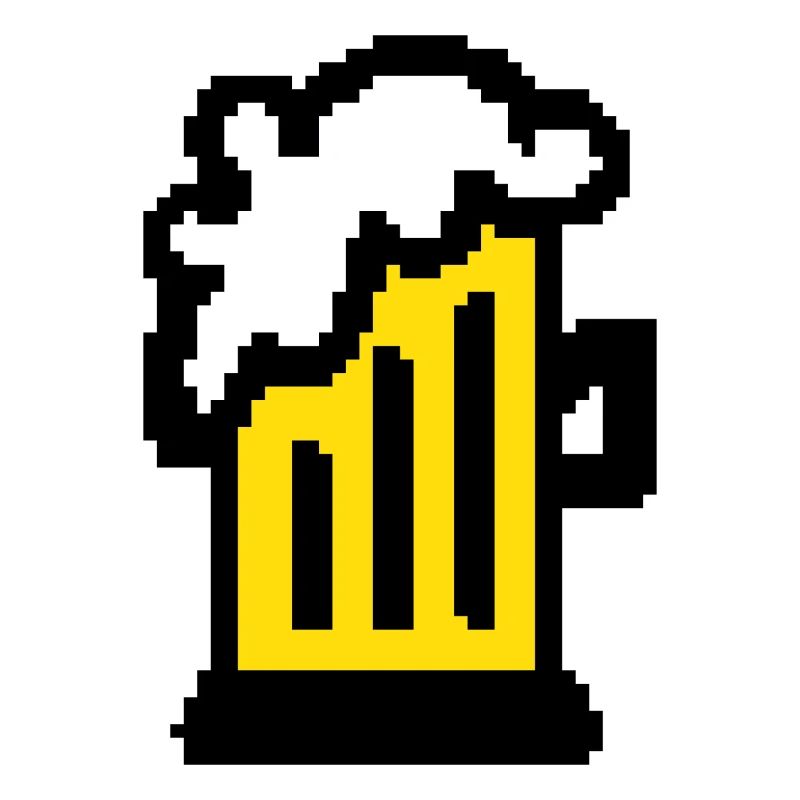 Bier Pixel Art
