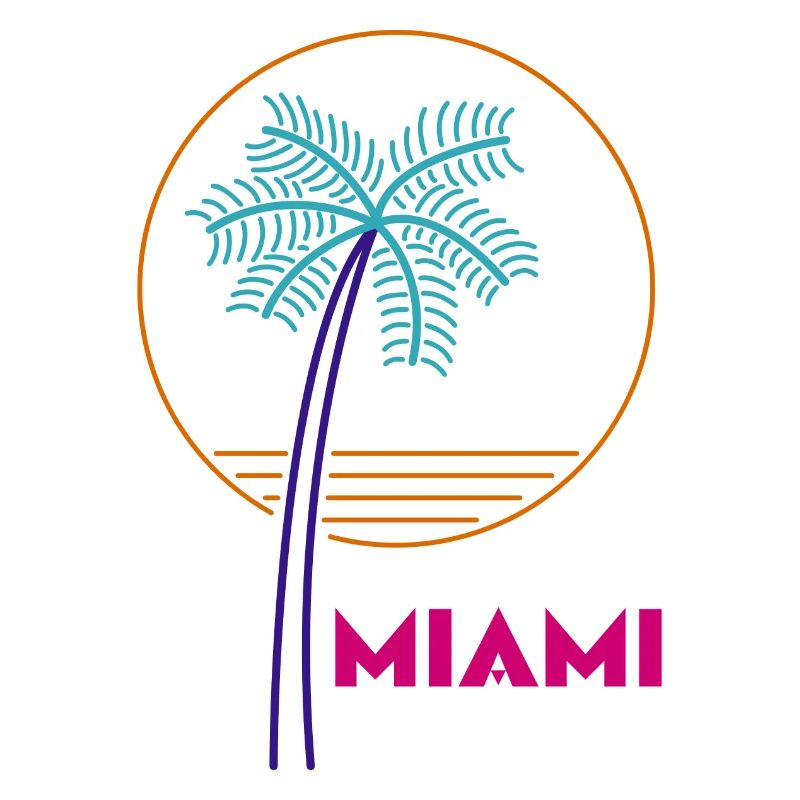 Idée de cadeau Palm Neon Miami