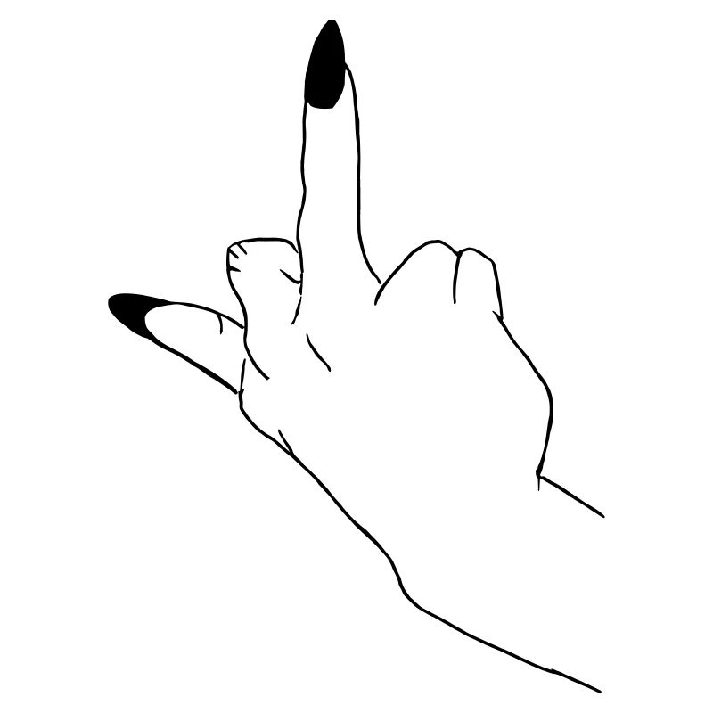 middle finger
