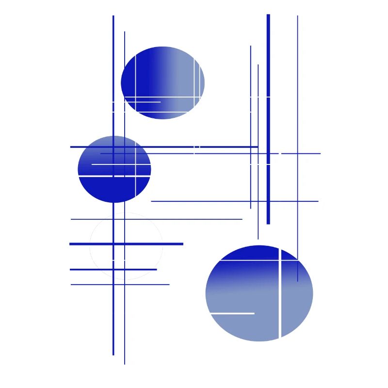 abstrait bleu