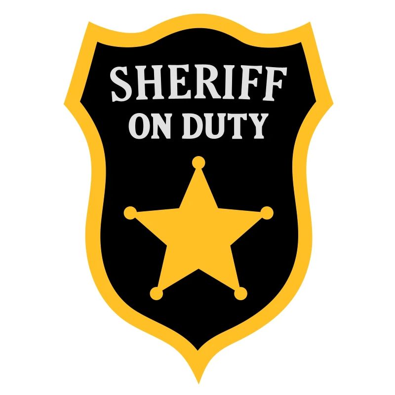 Sheriff Polizei Sheriffstern Polizist Wachmann