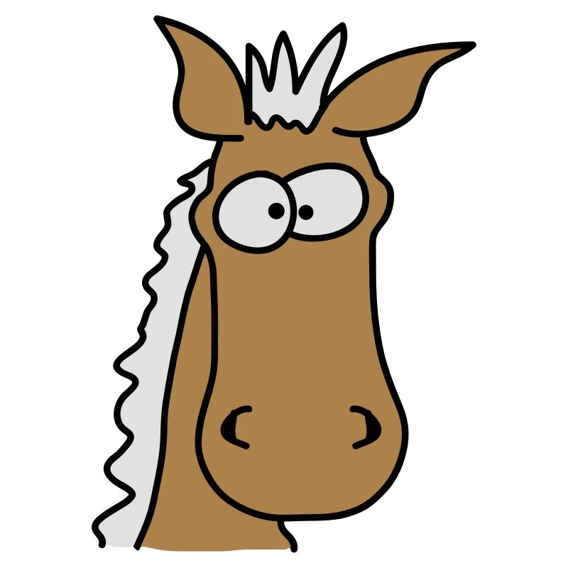 Funny Comic Horse