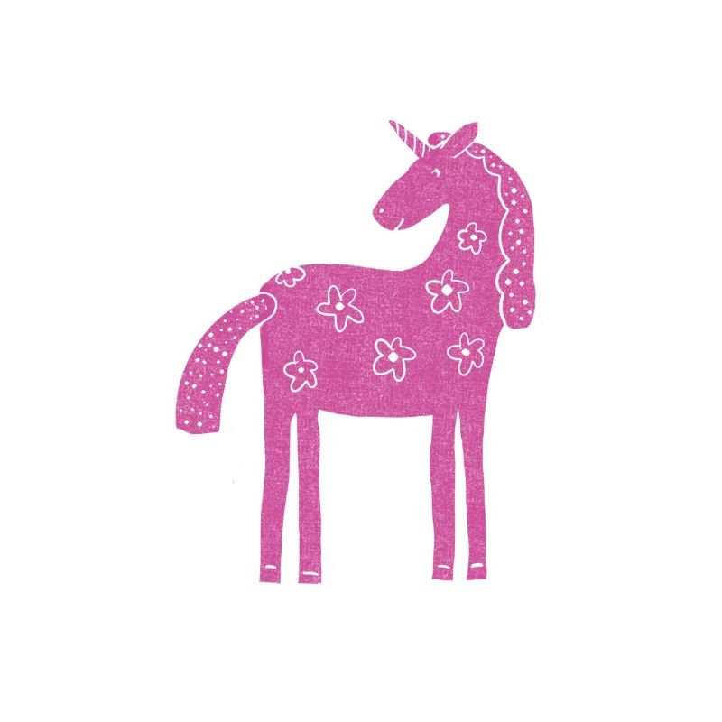 Pinkes Einhorn