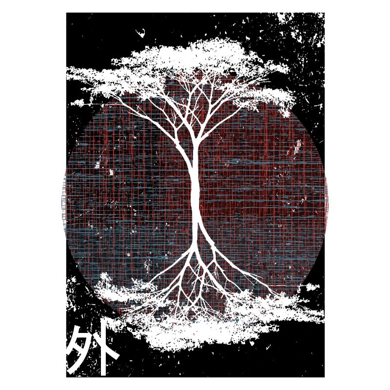 Outside reflected tree