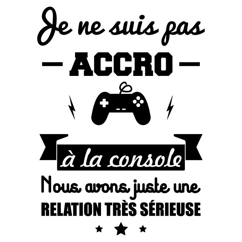 pas accro a la console