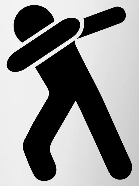 dab dabbing man