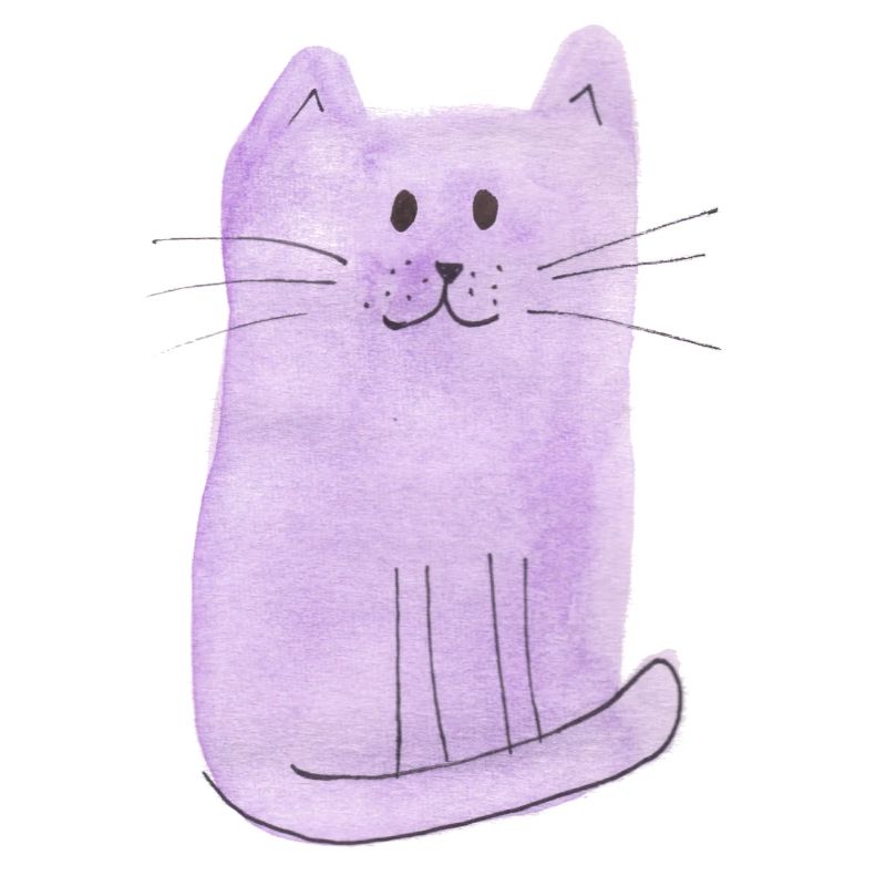 Chat violet