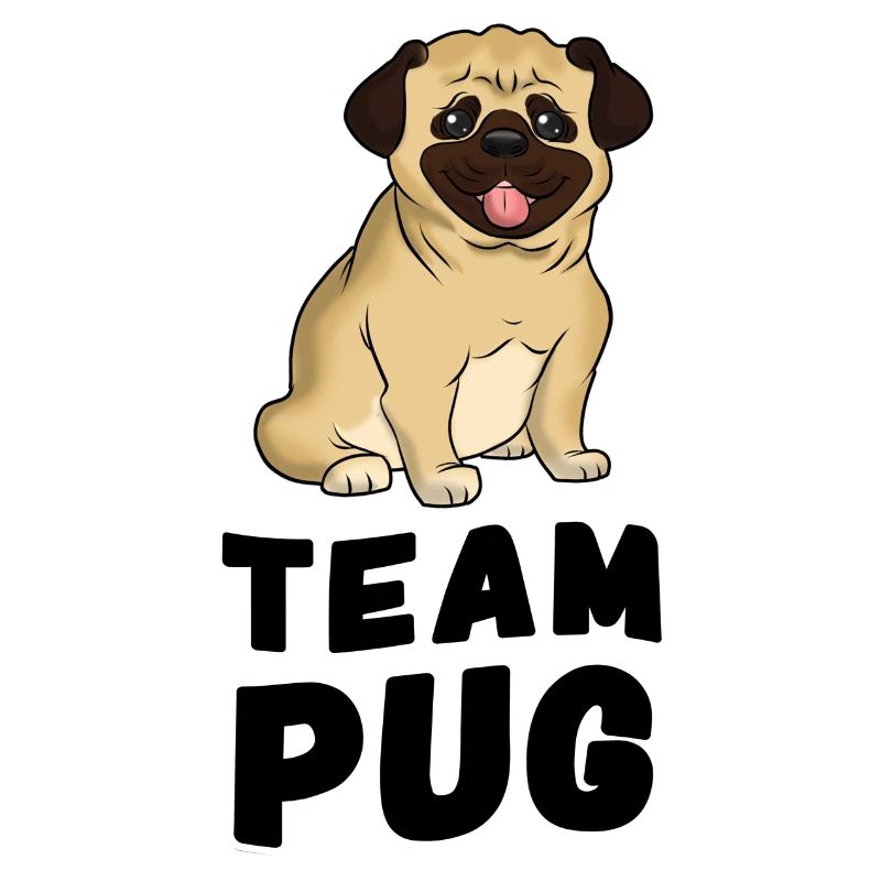 TEAM PUG Mops Welpe