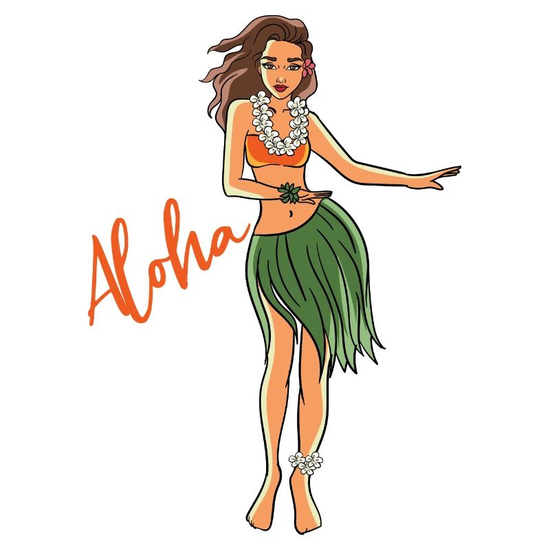 Aloha Hula Mädchen