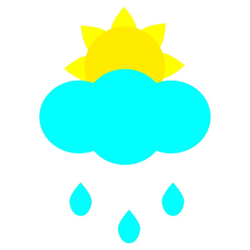 sun rain cloud