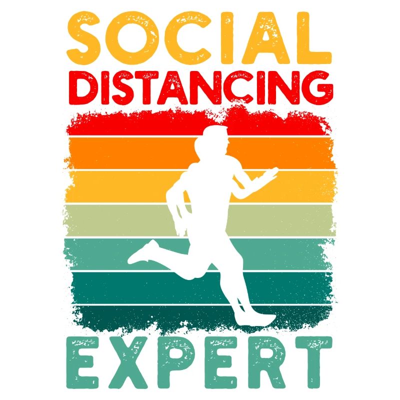 Funny Runner Gift Social Distancing Expert
