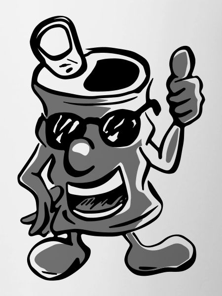 can of soda