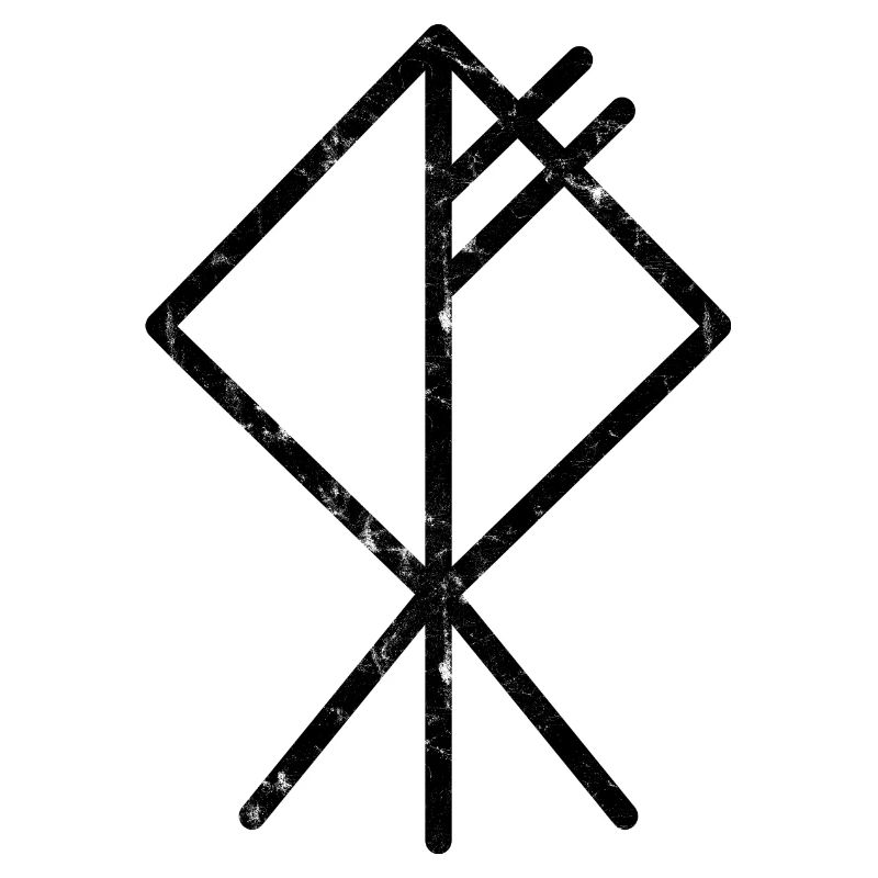 Wolf Wikinger Rune Symbol Glyphe Geschenk Ideen