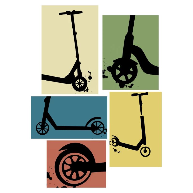 Roller vintage rollerfahrer geschenk