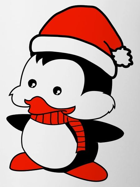 penguin loves Christmas