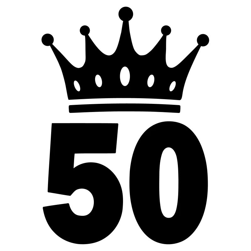50 Krone 50. Geburtstag 50 Jahre