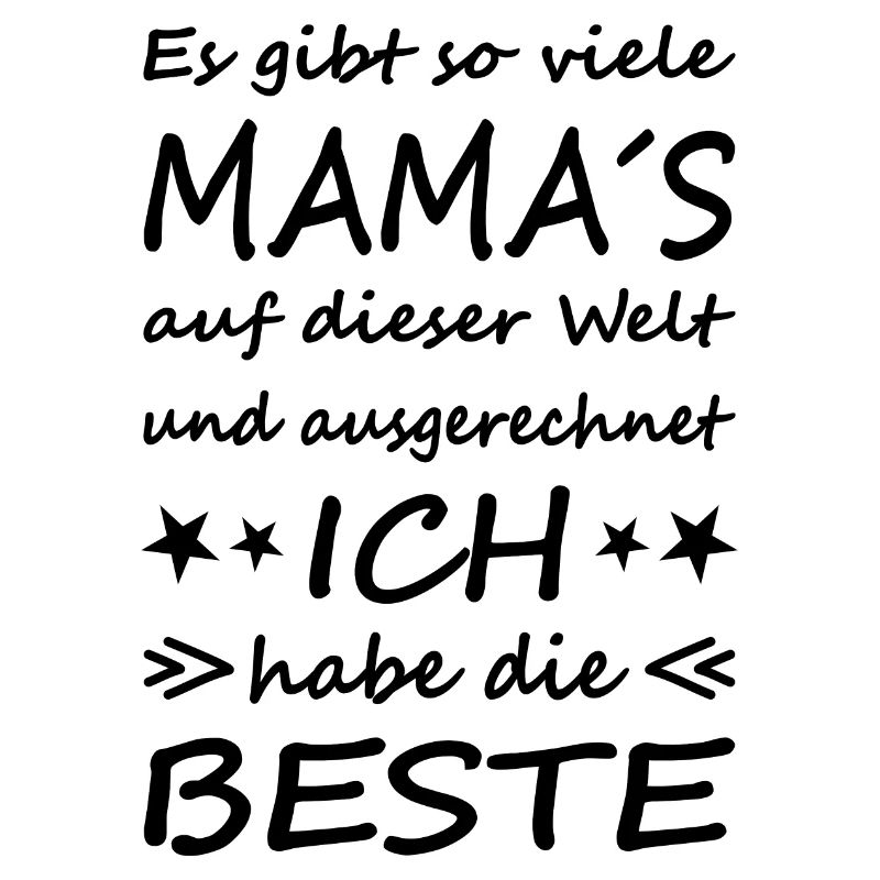 Es gibt so viele Mama´s... Beste Mama... Version 1