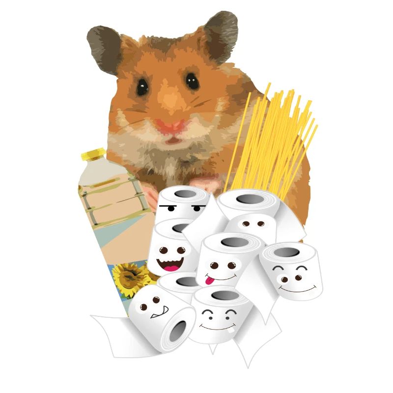 Hamster Menno "hamstern"