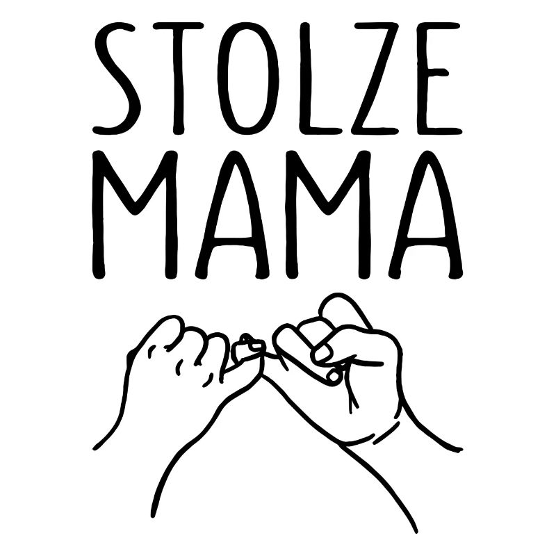 Stolze Mama Kleiner Fingerschwur Mutter