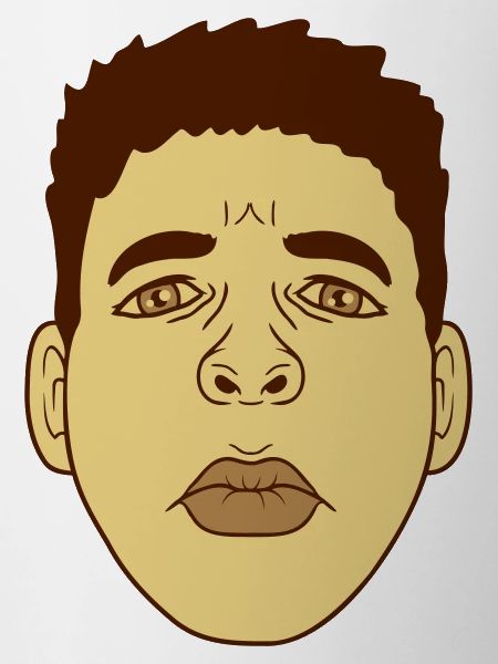 Sad Face Kiss mouth Design