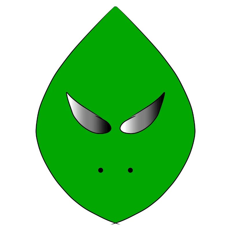 Green alien