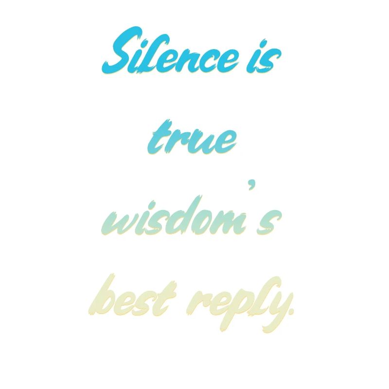 Silence En disant