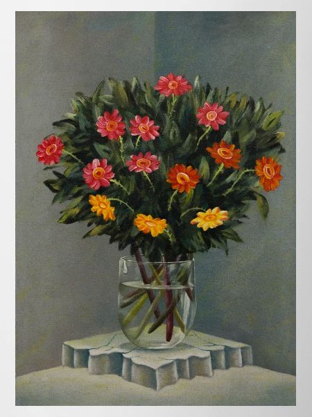 Surrealist painting. Bodegon