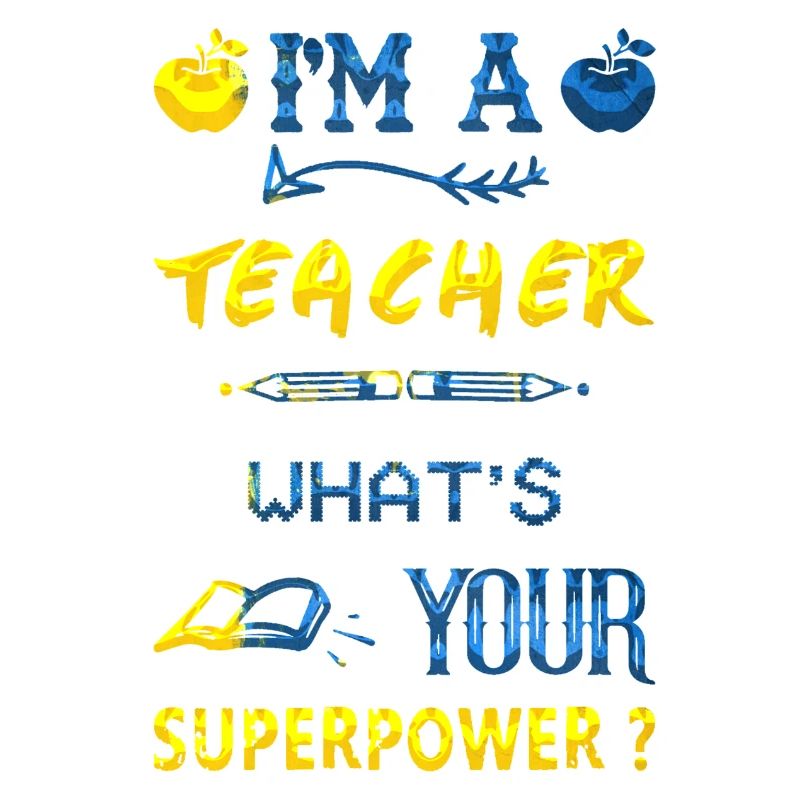 Ich bin Lehrer Superkraft Superkraft