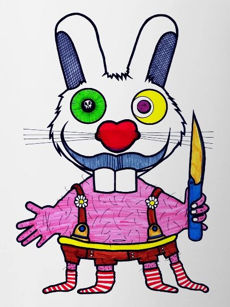 Menschen Hase