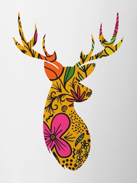 FLORAL DEER