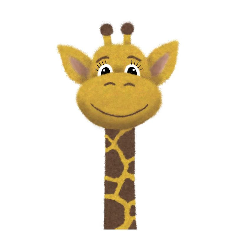 Giraffe süßer Kopf