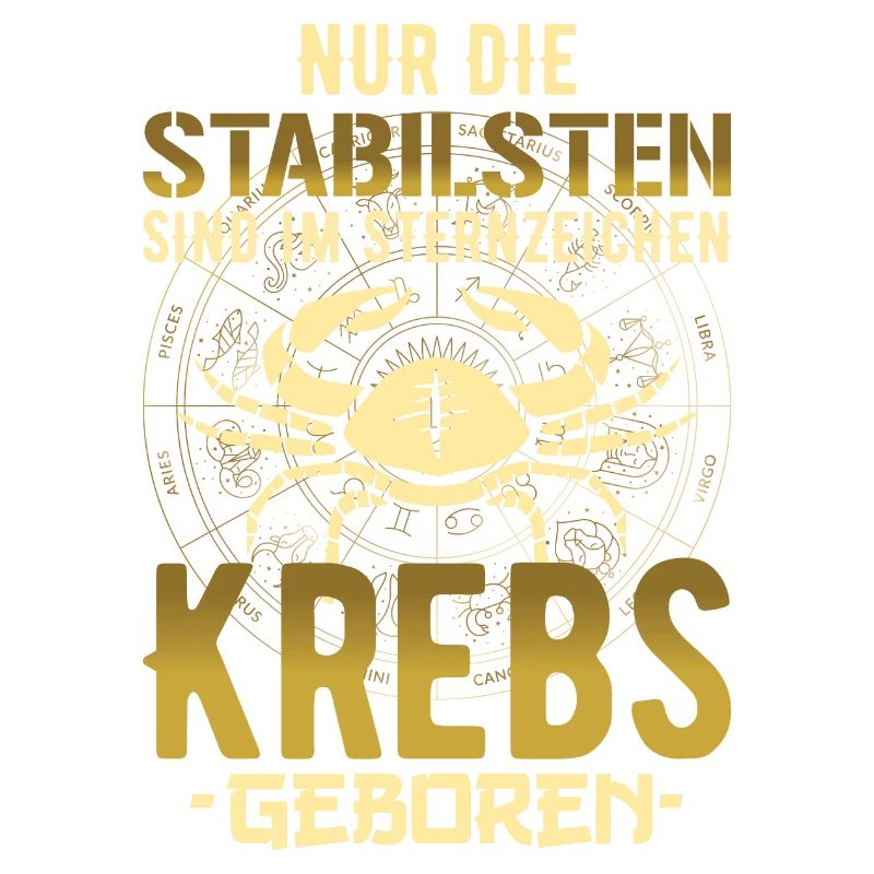 Sternzeichen Krebs Krebse Spruch Geschenk