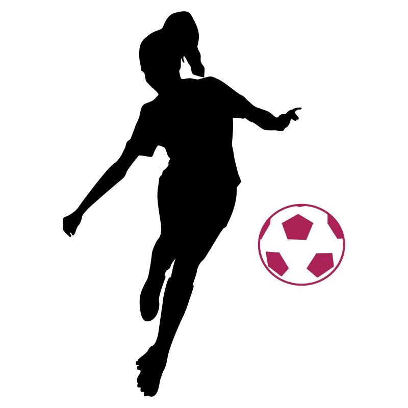 Silhouette de footballeur