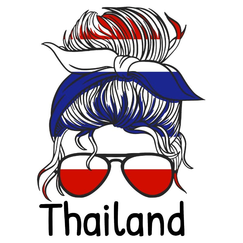 Thaïlande Drapeau Thaïlandais Drapeau utilisé Look