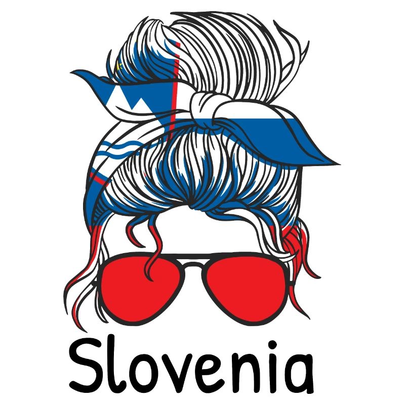 Drapeau de la Slovénie Balkans Drapeau slovène Vintage