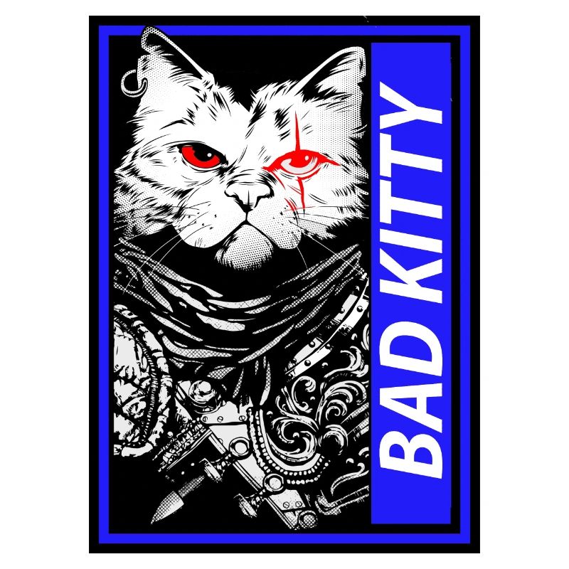 Naughty Neko: Blue Bad Kitty! Paws Off Samurai
