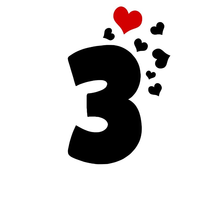 3 hearts 3rd birthday