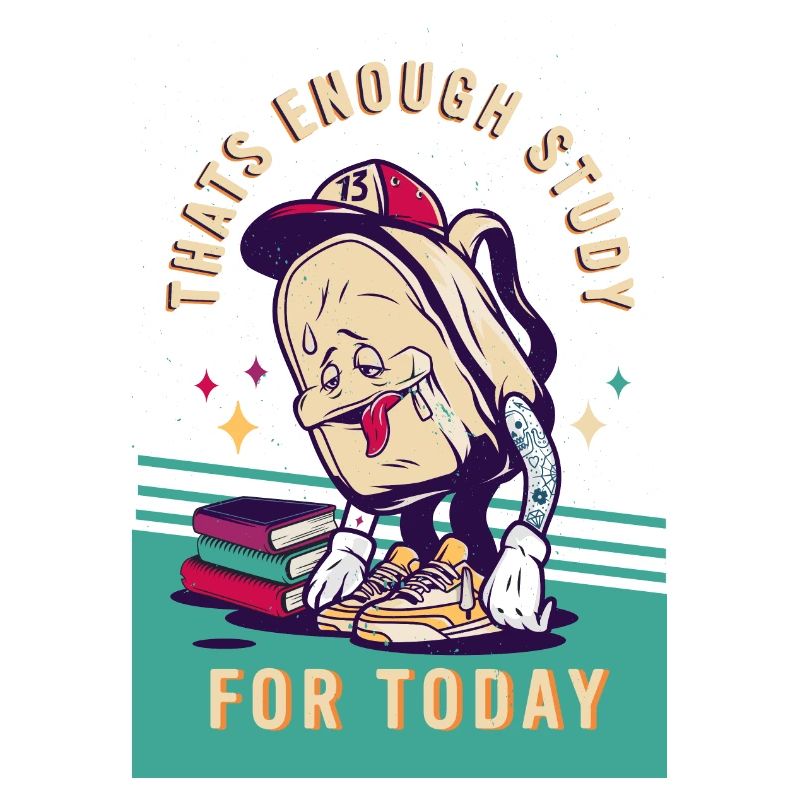 thats enough study for today weary vintage