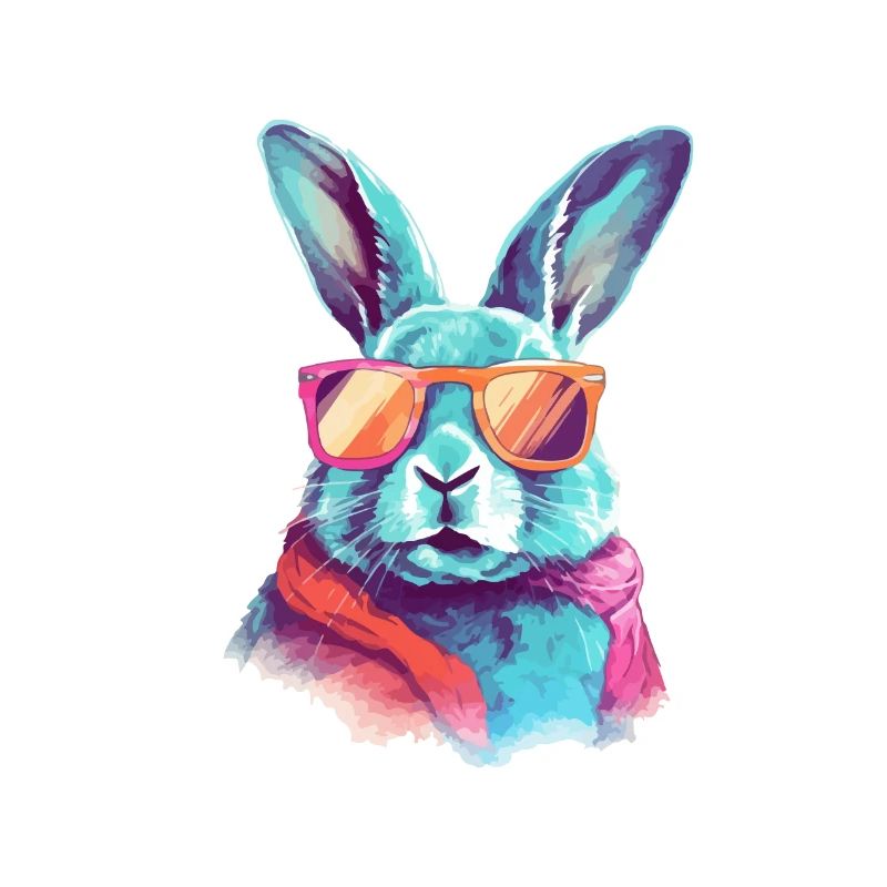 Tom the spectacled rabbit
