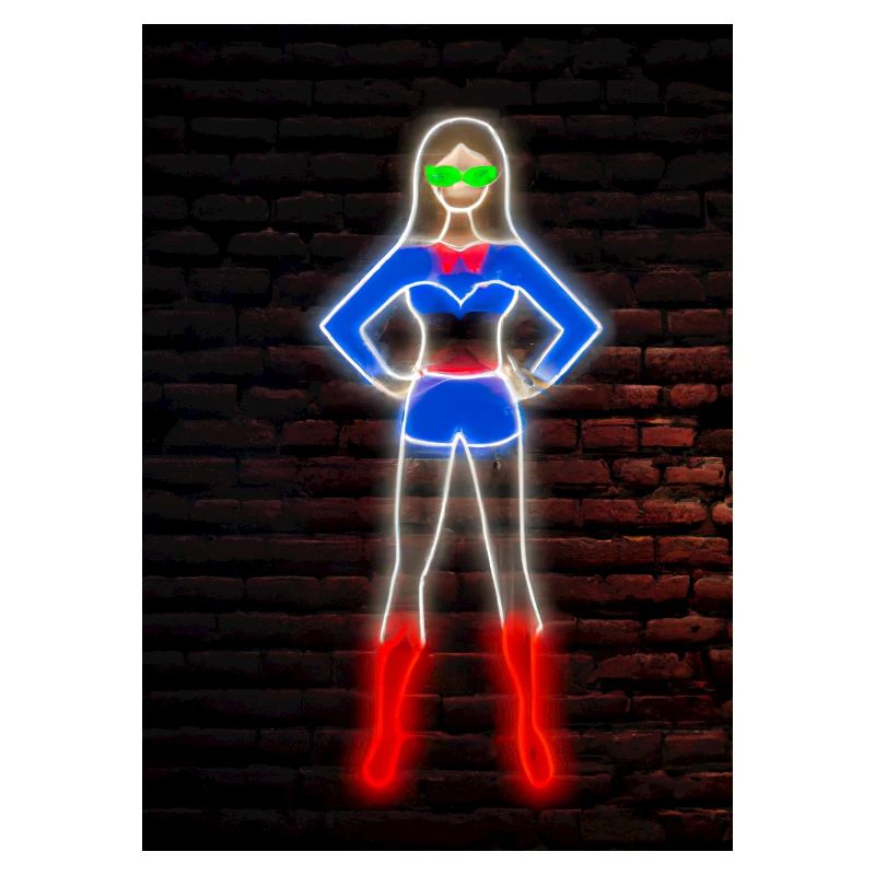 Superhelden Neon