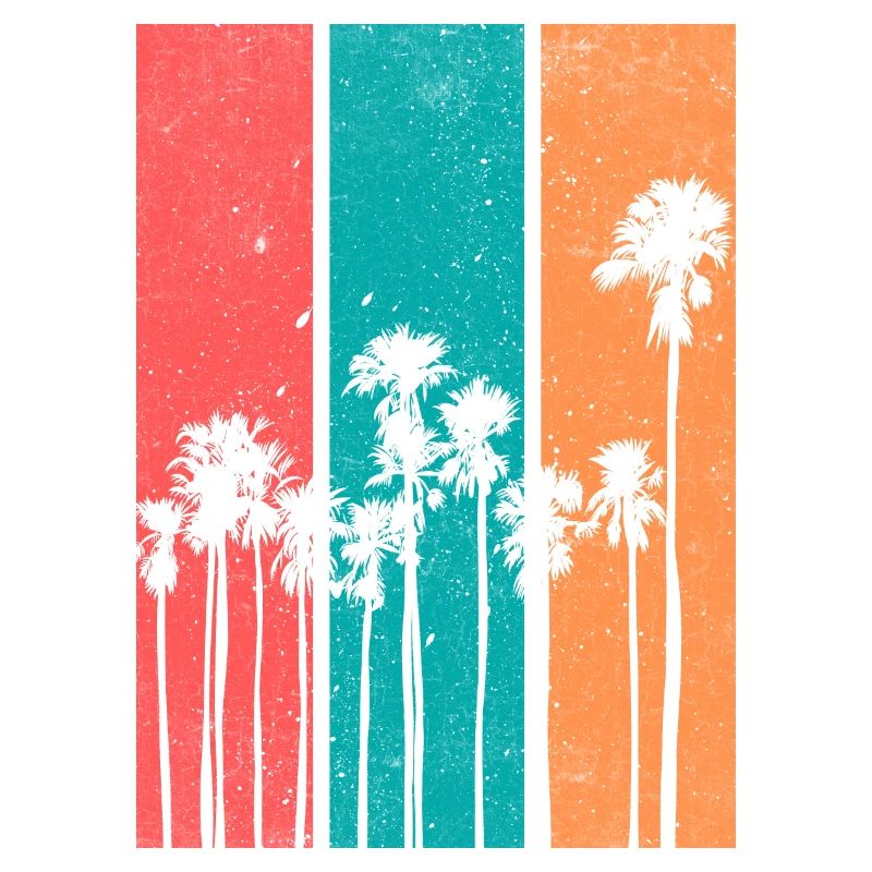 Palm trees beach summer coconut trees