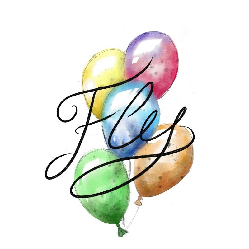 Bunte Luftballon